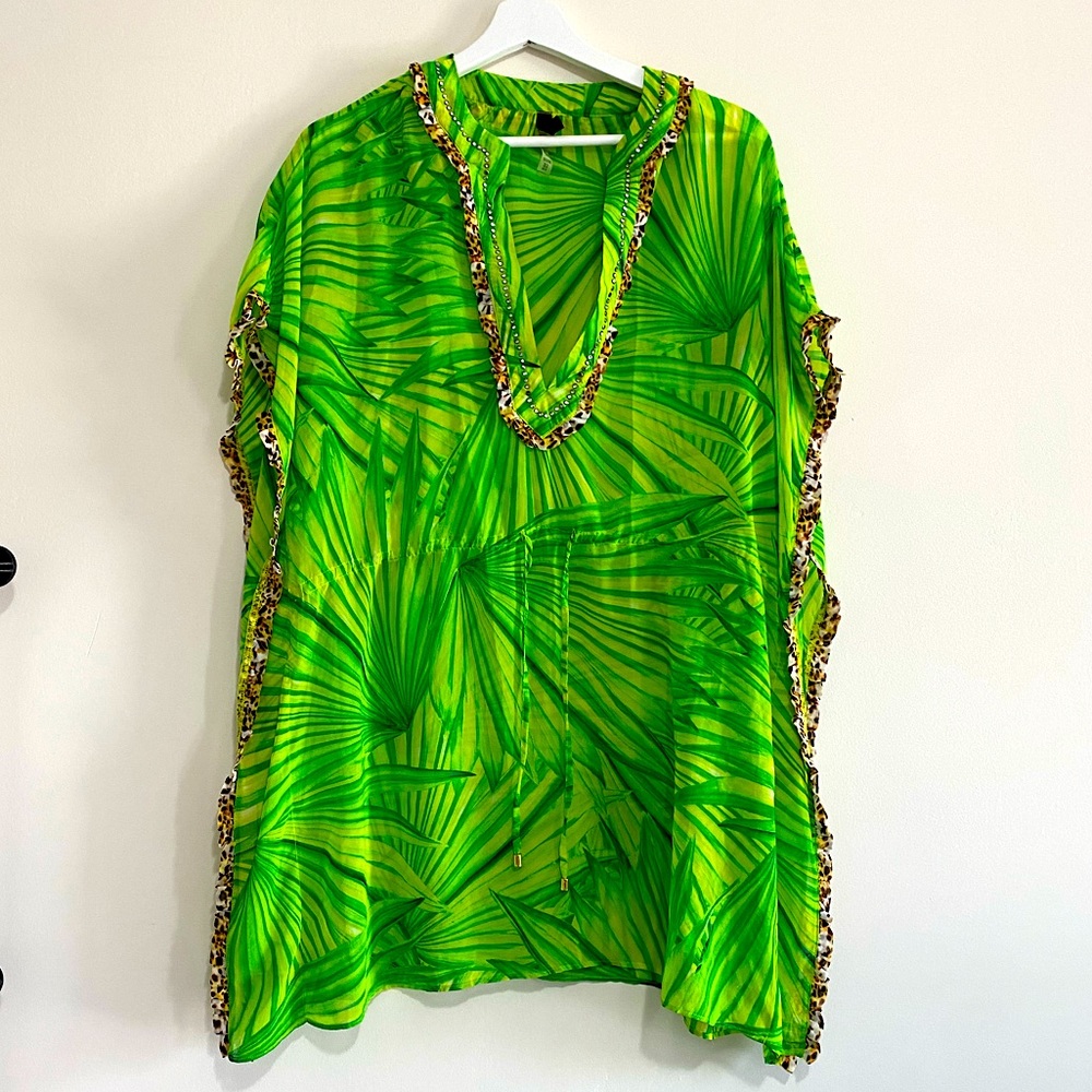 VICTORIAS SECRET Cover Up Jungle Animal Print XS